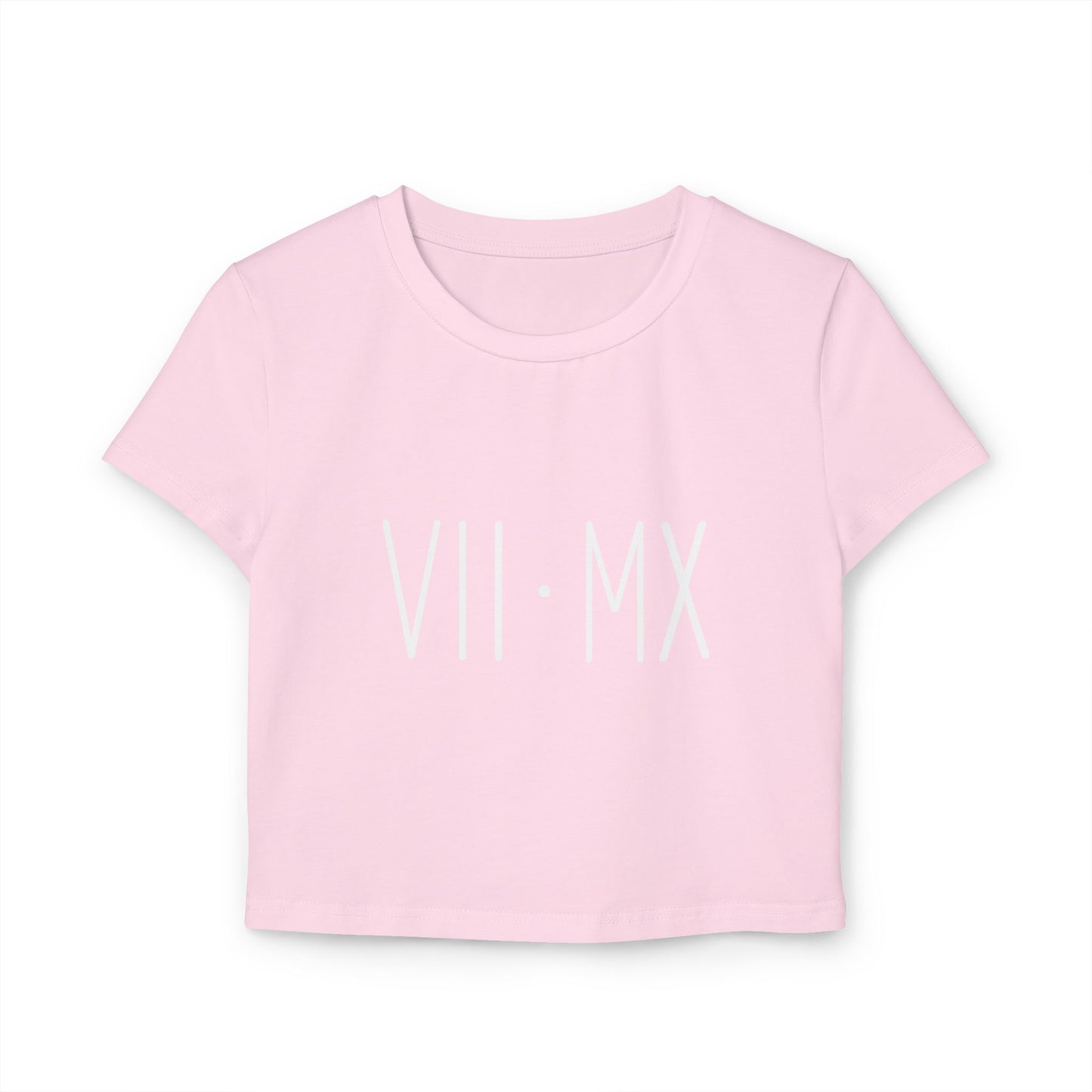 Chic Women's Baby Tee with VII·MX Design