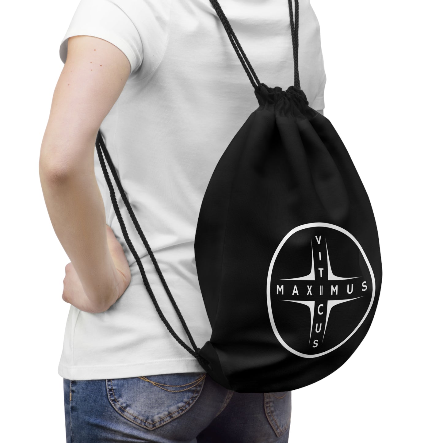 ViticusMaximus and VII•MX reversible drawstring bag