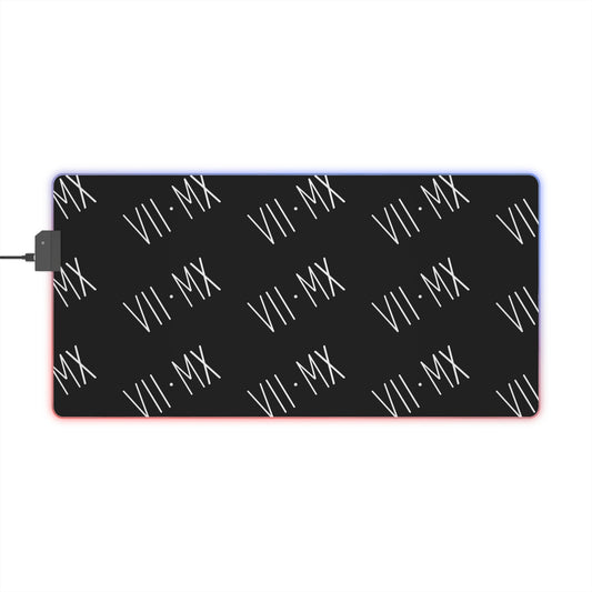 LED Mouse Pad w VII•MX logo pattern