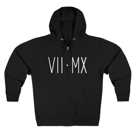 VII•MX and ViticusMaximus Designs on stylish zip up hoodie